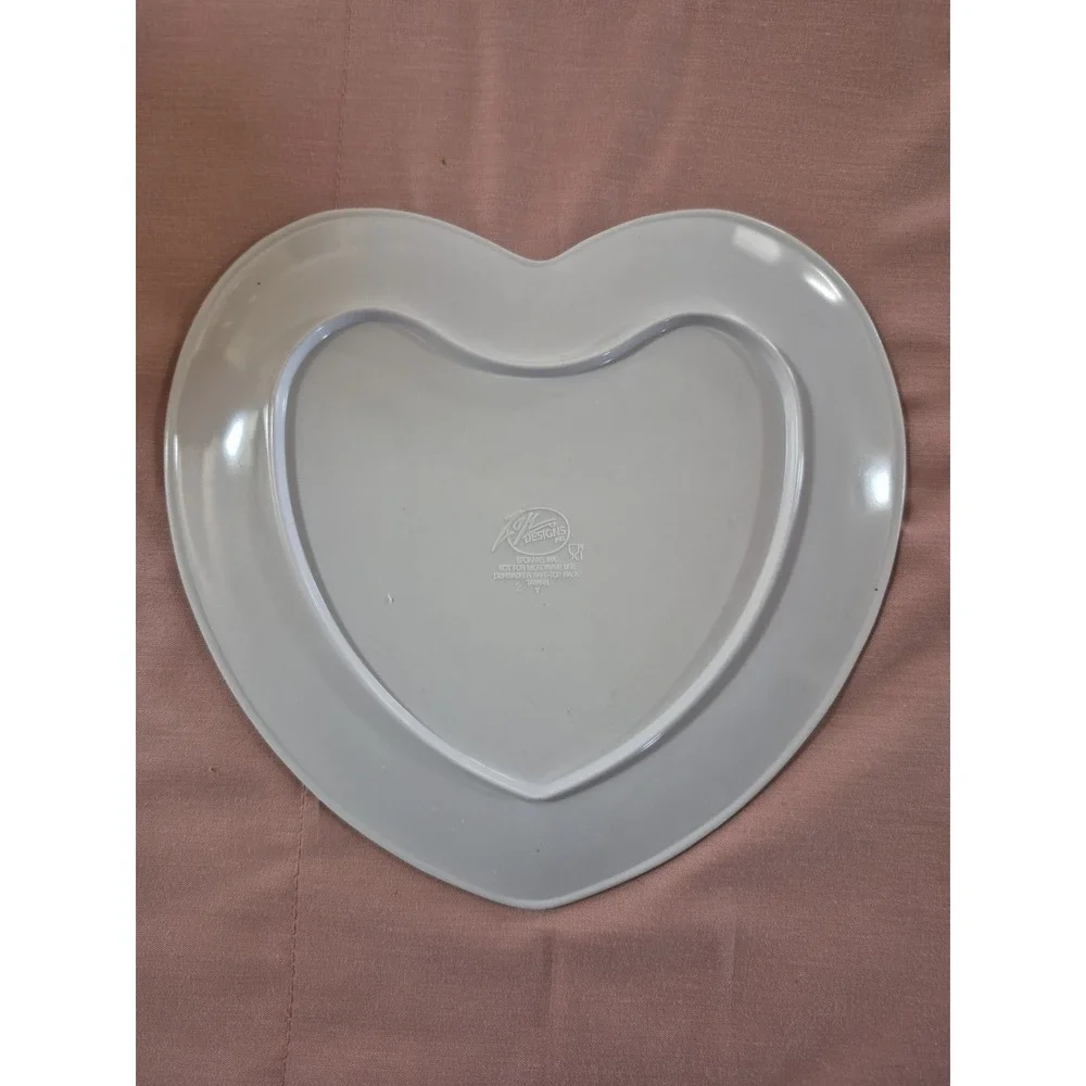1998 RAGDOLL & SNOWDEN Heart Plate Bowl Set (S1401)